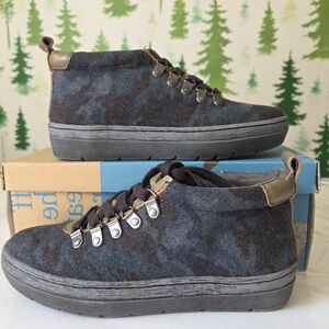 OTBT Green Lake Flatform Dark Blue Bronze Sneaker Boot